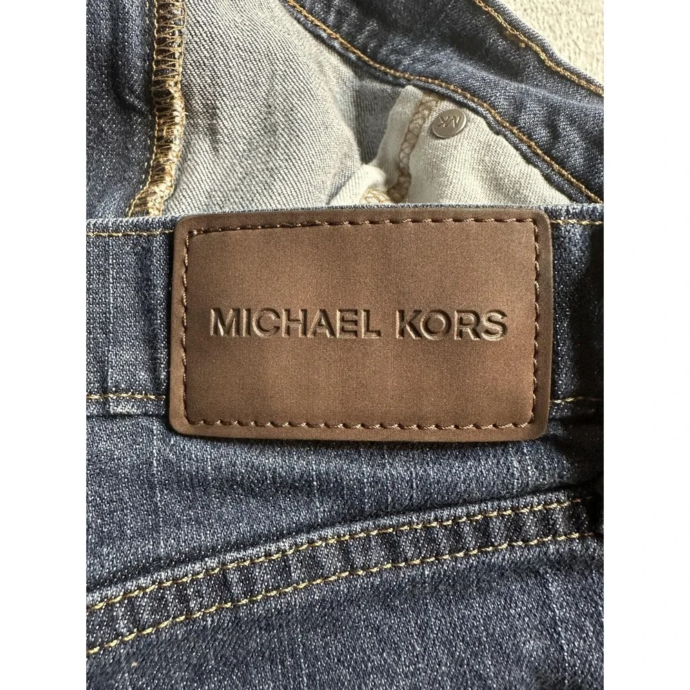 Michael Kors Grant Classic Fit Jeans Mens 40x30 (38x27) Blue‎ Straight Denim